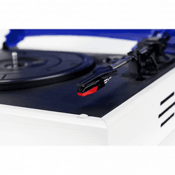 Vitrola Toca Discos Treasure - Blue Royal / White - com Software de Gravação para MP3
