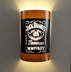 Abajur Luminária Arandela de Parede Jack Daniels