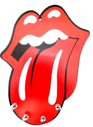 Porta Chave De Madeira Rolling Stones