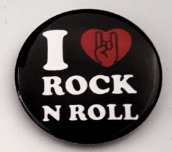 Bottons I Love Rock N Roll