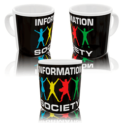 Caneca Information Society, rock, Shynt Pop, Tecno Pop anos 80