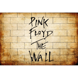 Placa Decorativa Pink Floyd The Wall