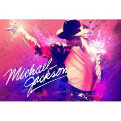 Placa Decorativa Michael Jackson