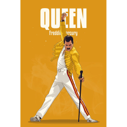 Placa Decorativa Freddie Mercury