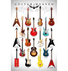 Placa Decorativa Guitar Heaven III