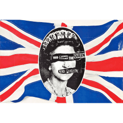 Placa Decorativa Sex Pistols God Save The Queen