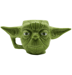 Caneca 3D Yoda Mestre Jedi Star Wars Guerra nas Estrelas