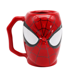 Caneca 3D Spider Man Homem Aranha Marvel 400 ml