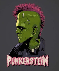 Camiseta Frankenstein Punk